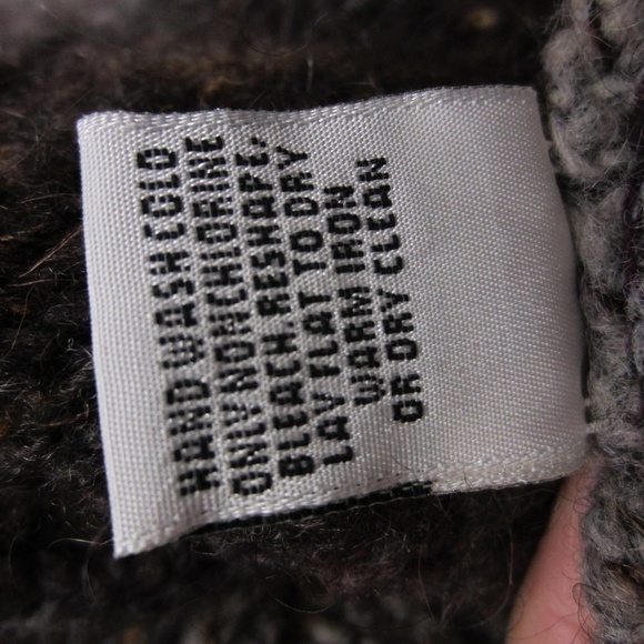 Talbots Cardigan Open Front Womens M Wool Mohair Blend Ombré Knit Italy Made - Picture 9 of 13